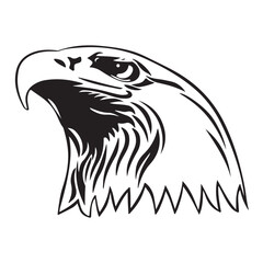 Vector seamless black and white pattern with birds.