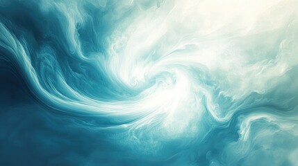 Abstract natural background with soft, swirling patterns resembling water, wind, and earth elements, creating a peaceful visual experience