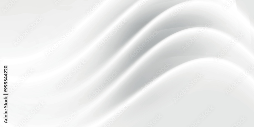 Poster white background with dynamic curve line elegant graphic design element decoration