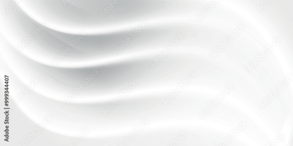 Aufkleber white background with dynamic curve line elegant graphic design element decoration