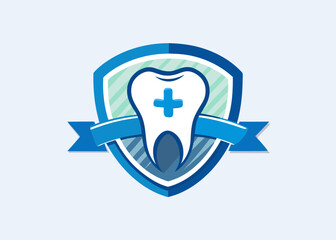 Vecteur médical de conception de logo dentaire 