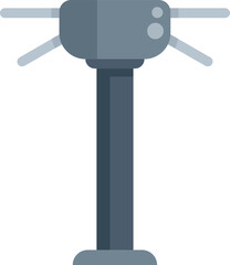 Illustration of a tripod turnstile, the gate is used for security and access control to help manage crowds