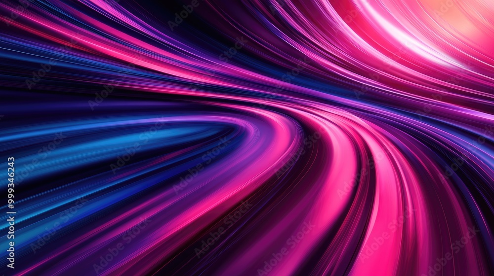 Poster stunning speed-themed background with flowing, curved lines and bright color gradients, creating a s