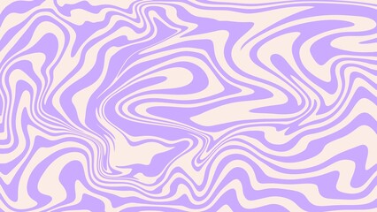 Aesthetic background of purple wave line texture. Liquid abstract wallpaper in purple color