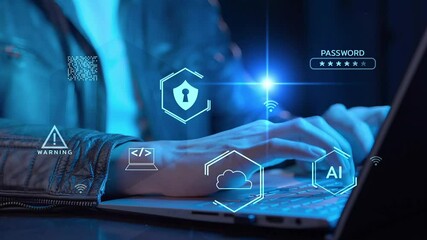 AI cybersecurity, monitor, analyze detect, and respond to cyber threats in real time. As AI algorithms analyze big data to detect cyber threat, scan network weaknesses, prevent cyber attacks. - Powered by Adobe