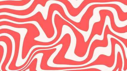 Abstract background of red and white marble liquid