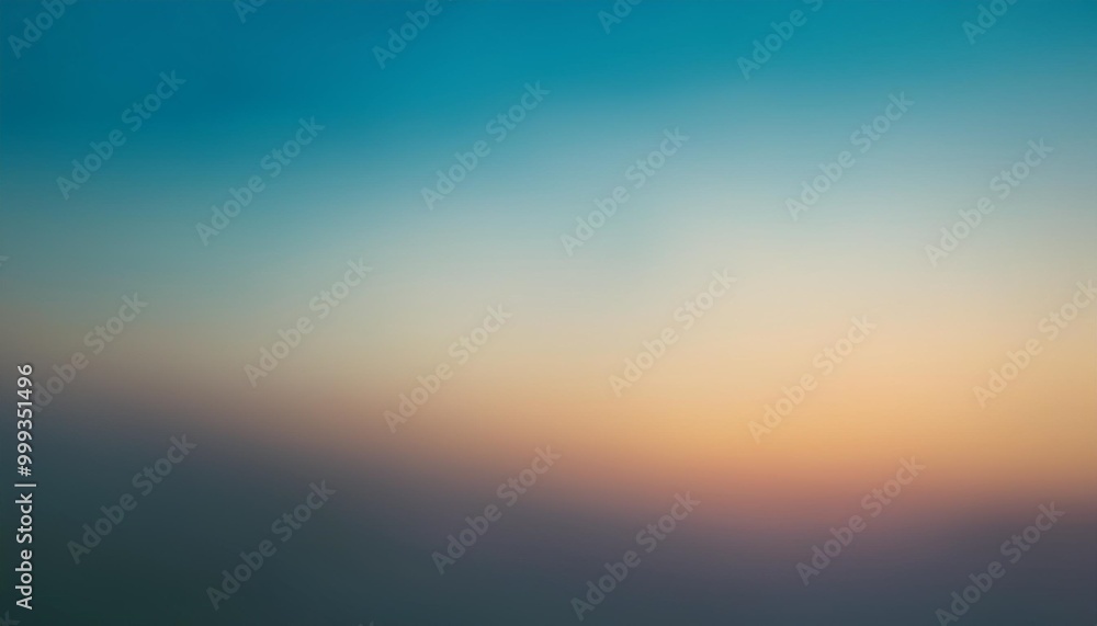 Poster create a serene and minimalist atmosphere with this dark to light blue horizontal gradient backgroun