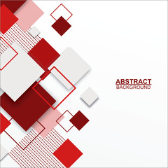 abstract background, red Square Geometric Decoration PNG clipart image 