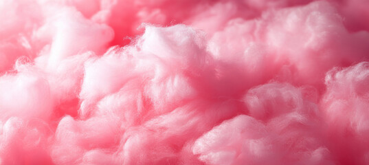 Fototapeta premium Seamless Cotton Candy Pink Pattern
