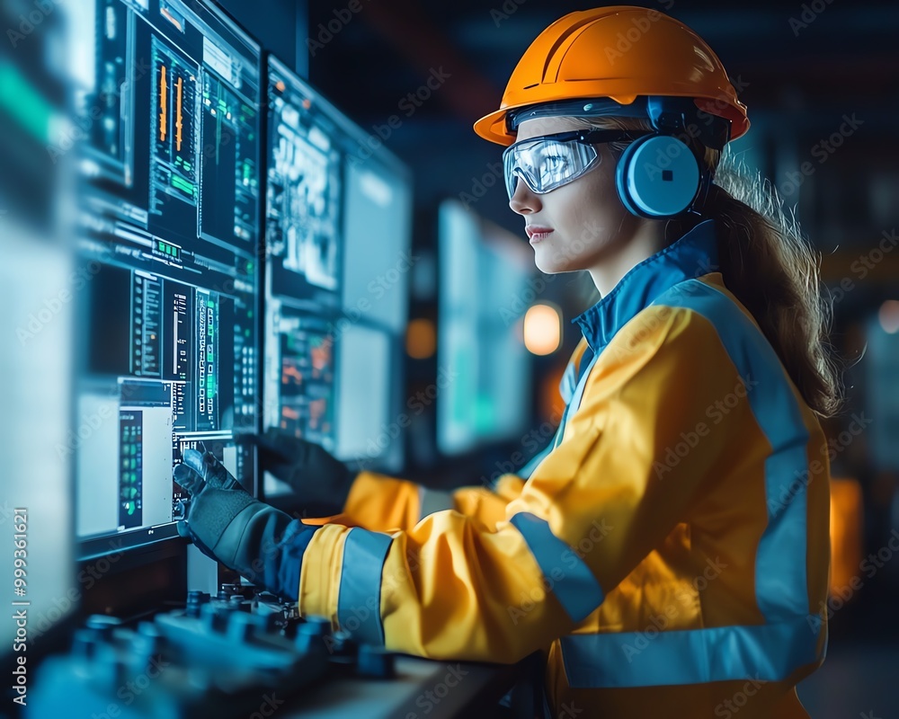 Poster Engineer Operators Using Scada System