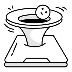 Drawing style icon of mobile marketing

