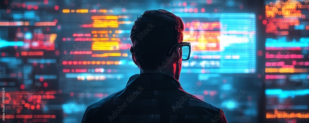 Poster Software Programmer Or Coder Man