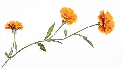 Obraz premium Osteospermum isolated