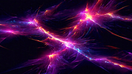 カラフルな模様の波が躍動する