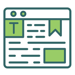 Fototapeta premium Title Icon