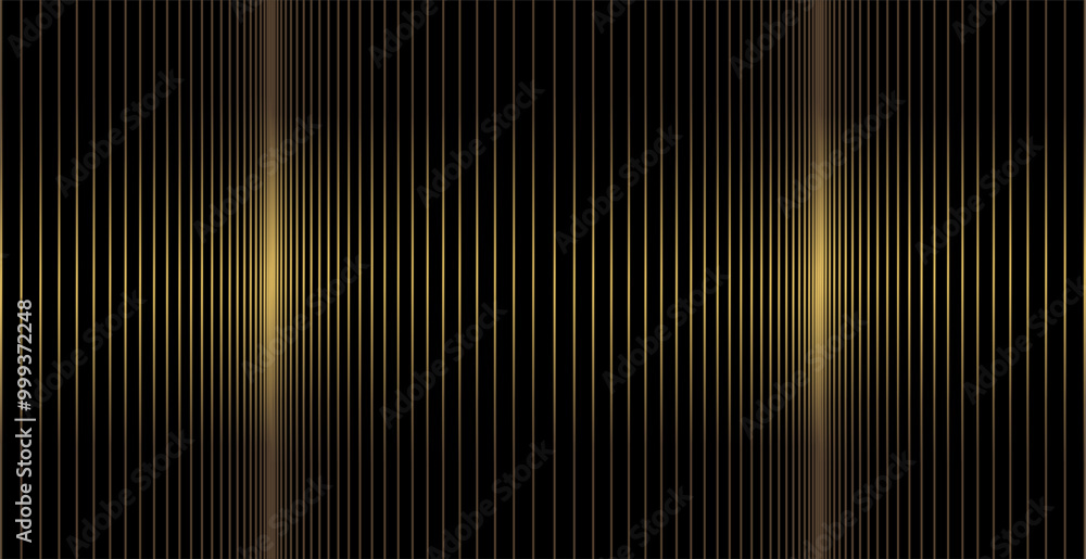 Poster the composition of vertical lines with gold gradient colors arranged repeatedly gives the impression