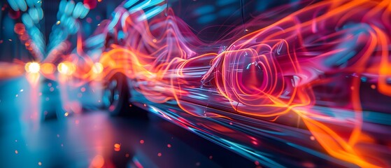 Car speakers installed in vehicle door panel.