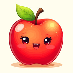 vector illustration of apple