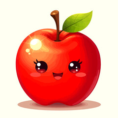 vector illustration of apple
