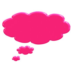 Cloud speech bubble chat icon talk symbol