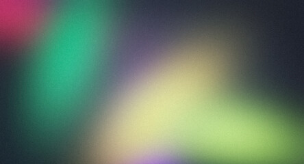 Dark moody banner background grainy gradient glowing green magenta blue noise texture wide poster header backdrop design