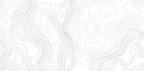 Fototapeta premium Topographic line map patterns. Vector contour topographic map background. Topography and geography map grid abstract backdrop. Business concept. Vector illustration