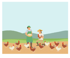 養鶏農家