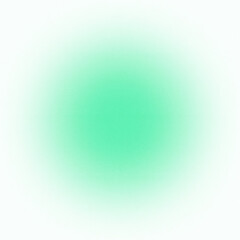 Green circle aesthetic wallpaper blurred with grainy noise texture