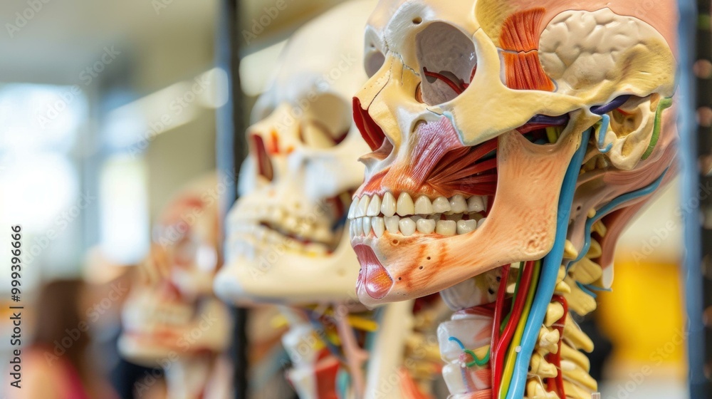 Poster anatomy models with detailed muscle and skeletal structures. ai.