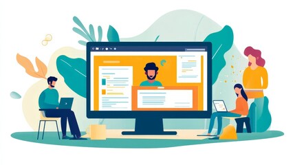 An online training course dashboard with interactive video lessons, quizzes, and assignments designed to enhance skill development.