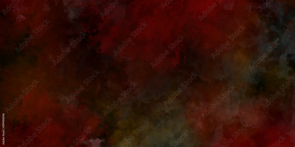 Poster abstract red and black textured smoke. grunge dark red textured painted background. abstract fire fl