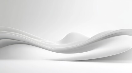 A pristine, clean white background with soft gradients and even lighting, perfect for minimalist visuals.