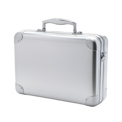 Briefcase 3D Render With Professional Design PNG cutout isolated on white background.