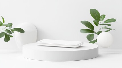 A sleek, modern product placed on a white background with a subtle gradient from white to light grey.