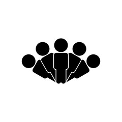 Universal business management and human resources icon. Universal icon for web and mobile.