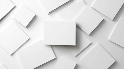 Fototapeta premium Clean, solid white background with sharp edges. Ideal for minimalistic web design, product placement, or editorial use.