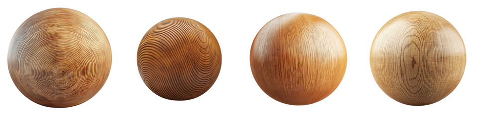 Closeup of natural wooden ball or spherical form with textured rustic surface minimal abstract organic decor background