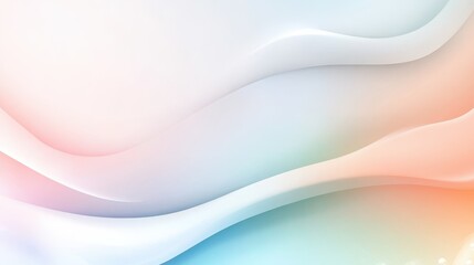 Fototapeta premium Minimalist abstract background with soft pastel gradients. Gentle transitions between pinks, blues, and greens for a fresh, modern look.