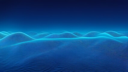 abstract blue background with waves