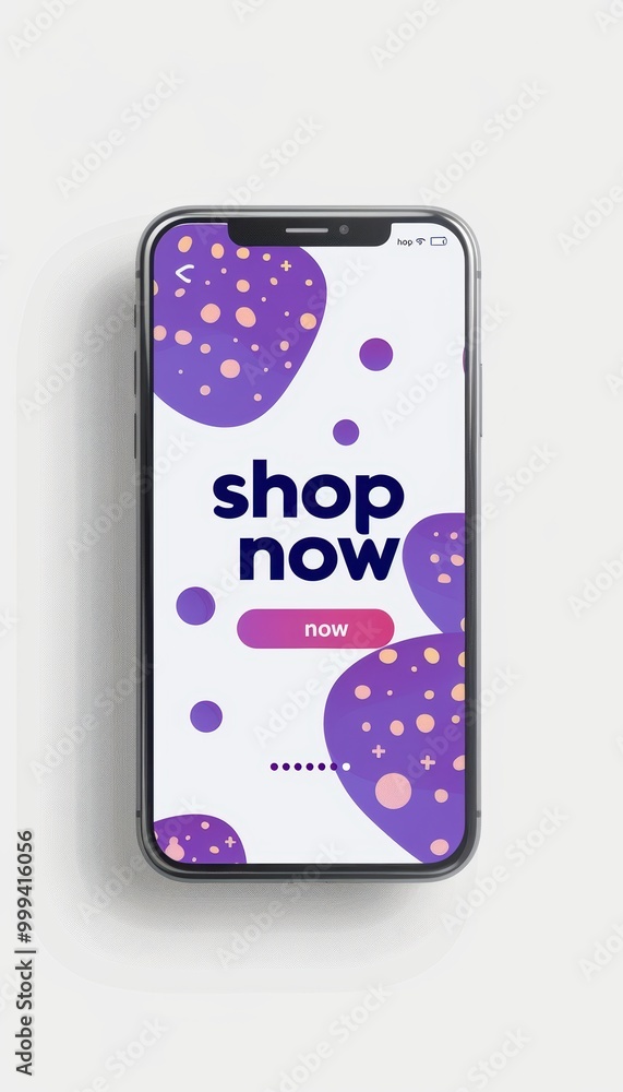 Poster modern countdown timer on mobile phone screen for click frenzy shopping promotion