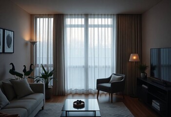 Cozy Minimalist Living Room Ambiance