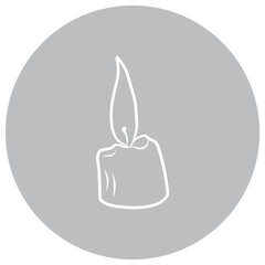 Candle Icon Simple