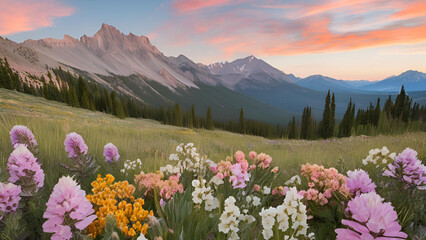 Fototapeta premium Mountain landscape