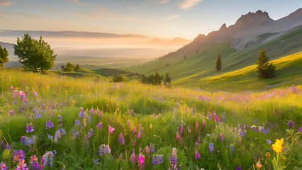 Fototapeta premium Mountain landscape