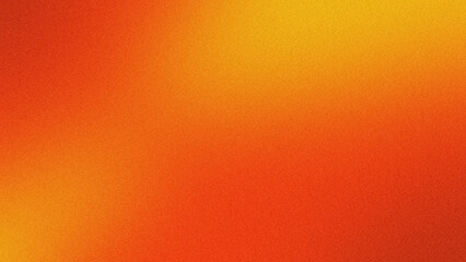Vibrant abstract background with a grainy texture in a striking orange and yellow gradient