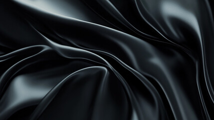 Fototapeta premium A smooth, monochrome abstract background with a shimmer and satin-silk texture creates an elegant and sophisticated design for branding materials.