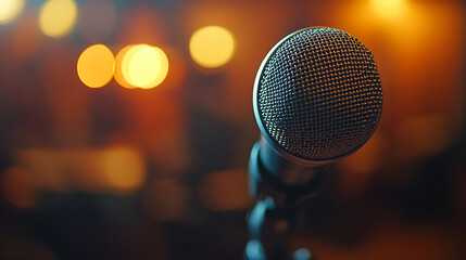 Obraz premium microphone