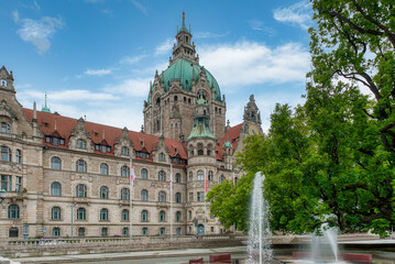Obraz premium Hannover is the capital of the state of Lower Saxony (Germany).