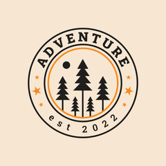 Modern Adventure Outdoor Logo Design