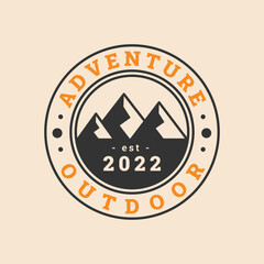 Modern Adventure Outdoor Logo Design